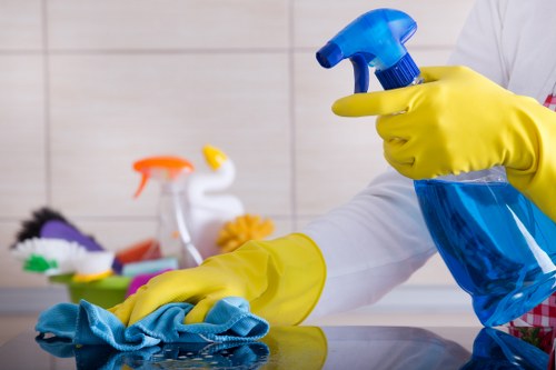 Client complaint being recorded in a professional cleaning service process