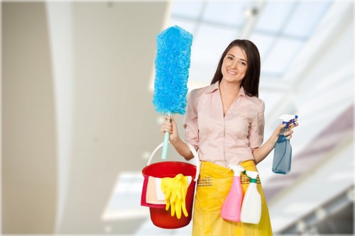 Deep cleaning preparation in an elegant Mayfair residence