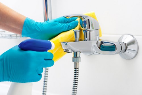 Detailed post-construction cleaning in a Mayfair residential property