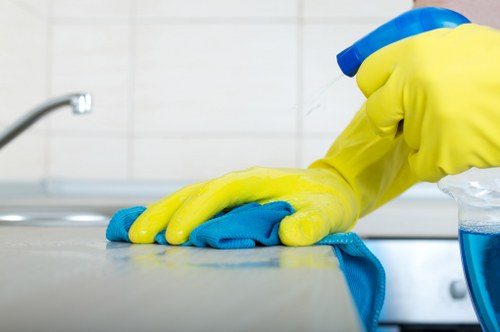 Insurance-backed cleaning team working carefully in Mayfair