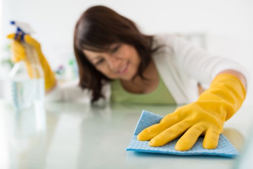 Professional communal cleaning in a Mayfair apartment block