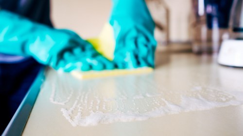 Local cleaners handling access and cleaning logistics in central Mayfair