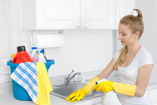 Detailed kitchen and bathroom end of tenancy cleaning in Mayfair